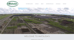 Desktop Screenshot of matsudasnursery.com